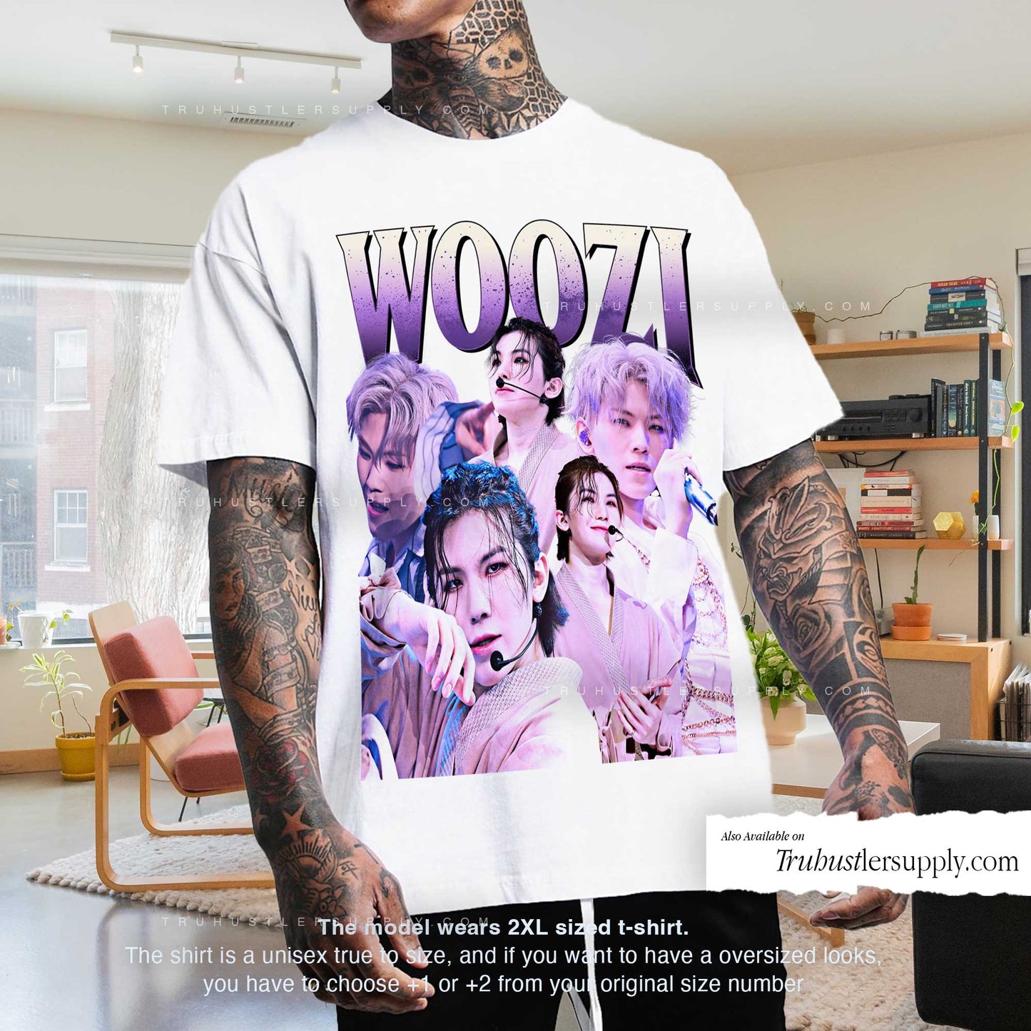 Woozi Seventeen Bootleg Graphic T Shirt