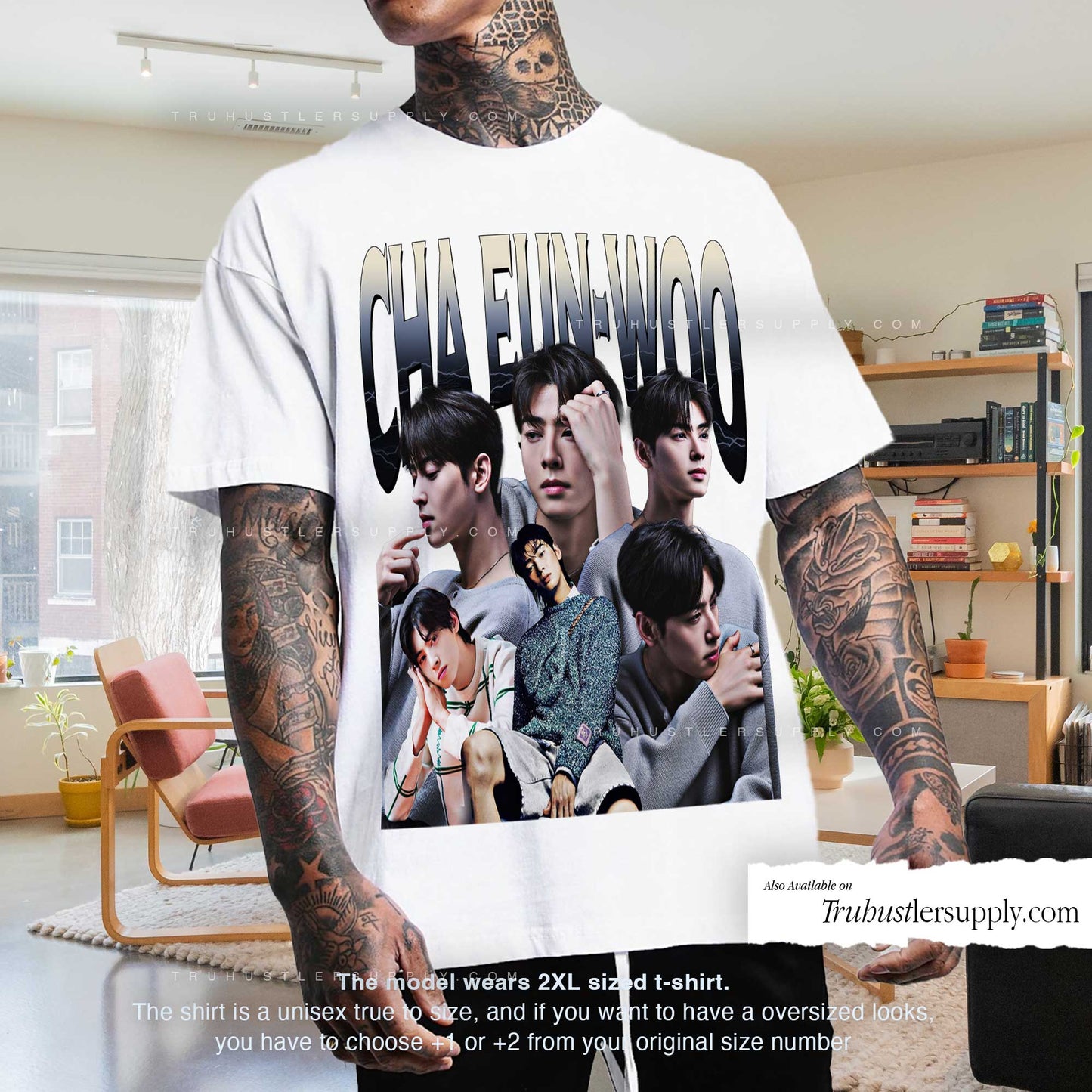 Cha Eun-Woo Astro Bootleg Graphic T-Shirt