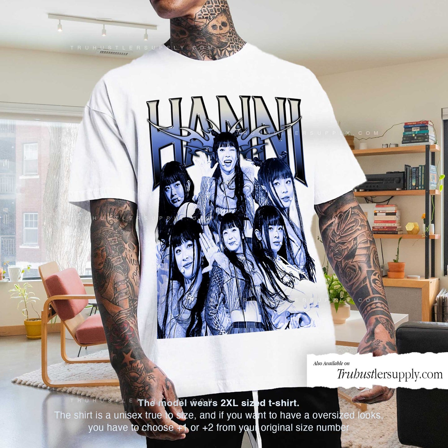 Hanni NewJeans Graphic T Shirt for Fans