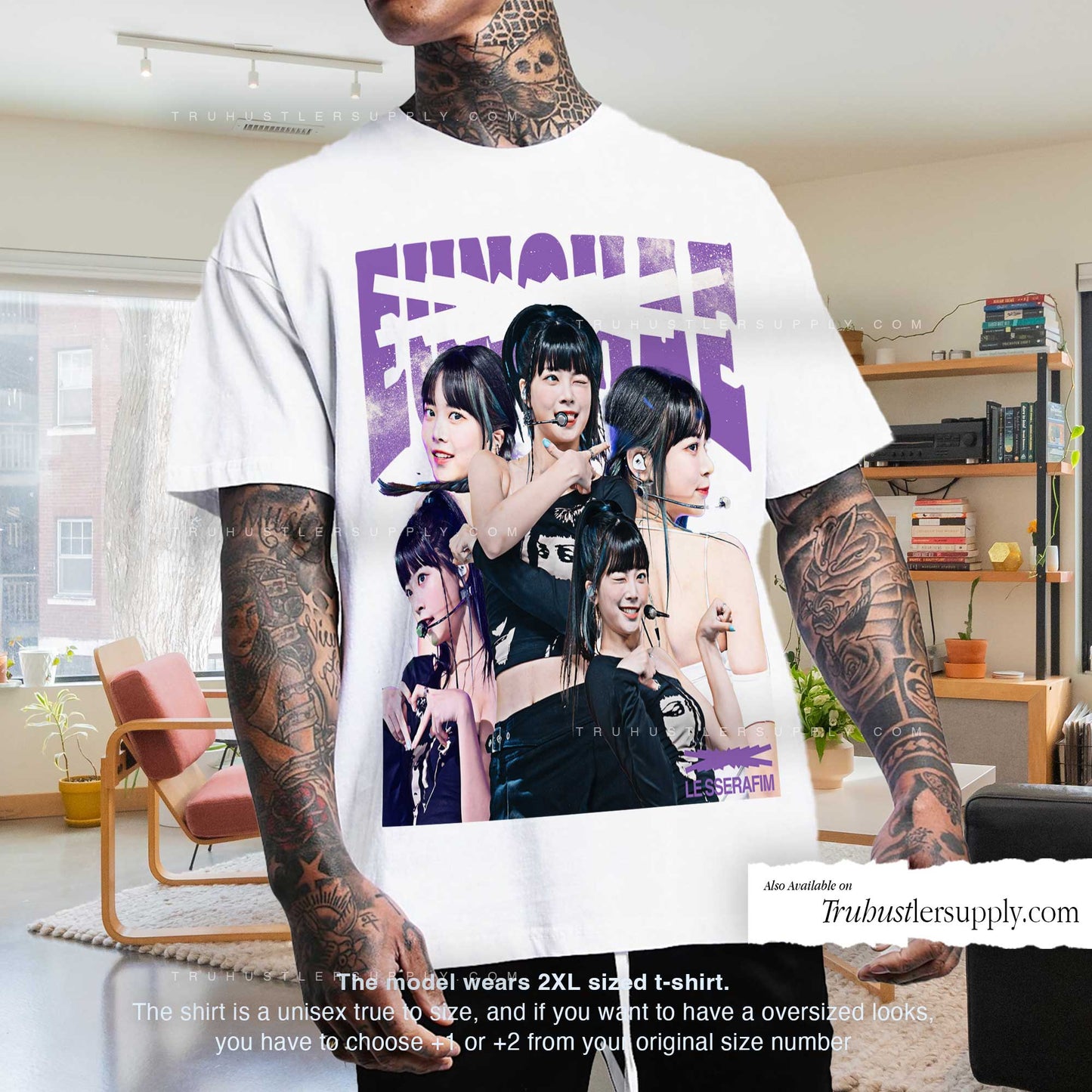 Eunchae Le Sserafim Bootleg Graphic T-Shirt