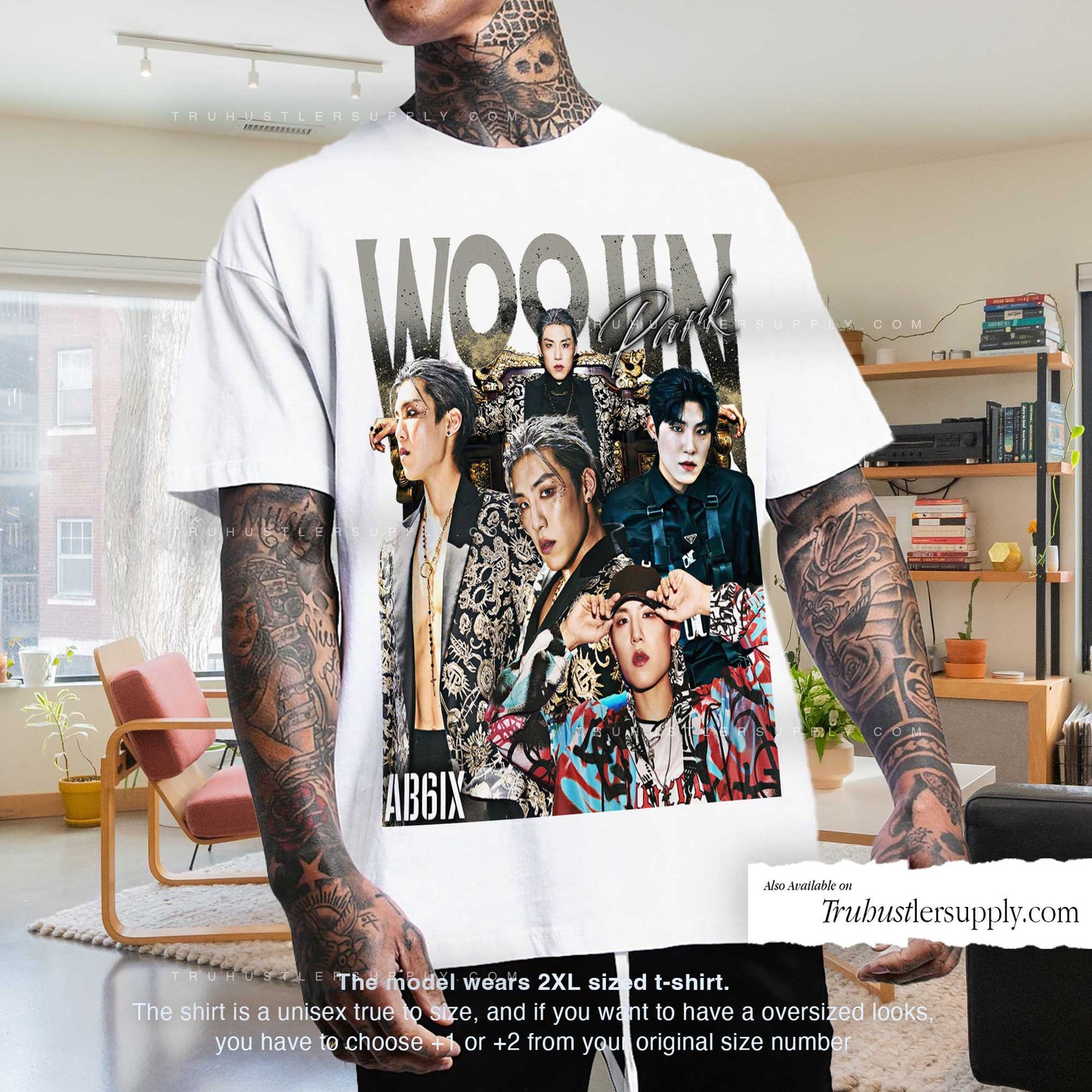 Woojin AB6IX Bootleg Graphic T Shirt