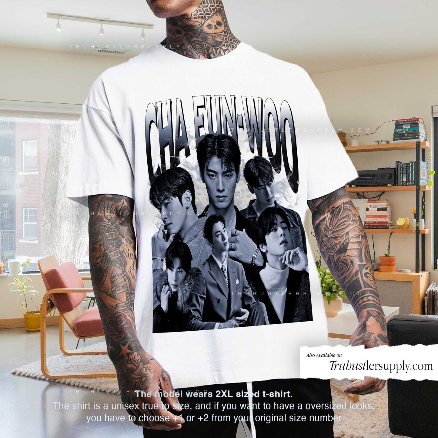Cha Eun-Woo Astro Bootleg Graphic T-Shirt