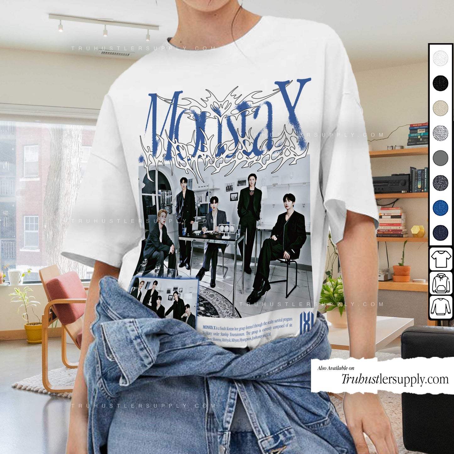 Monsta X Y2K Graphic T Shirt
