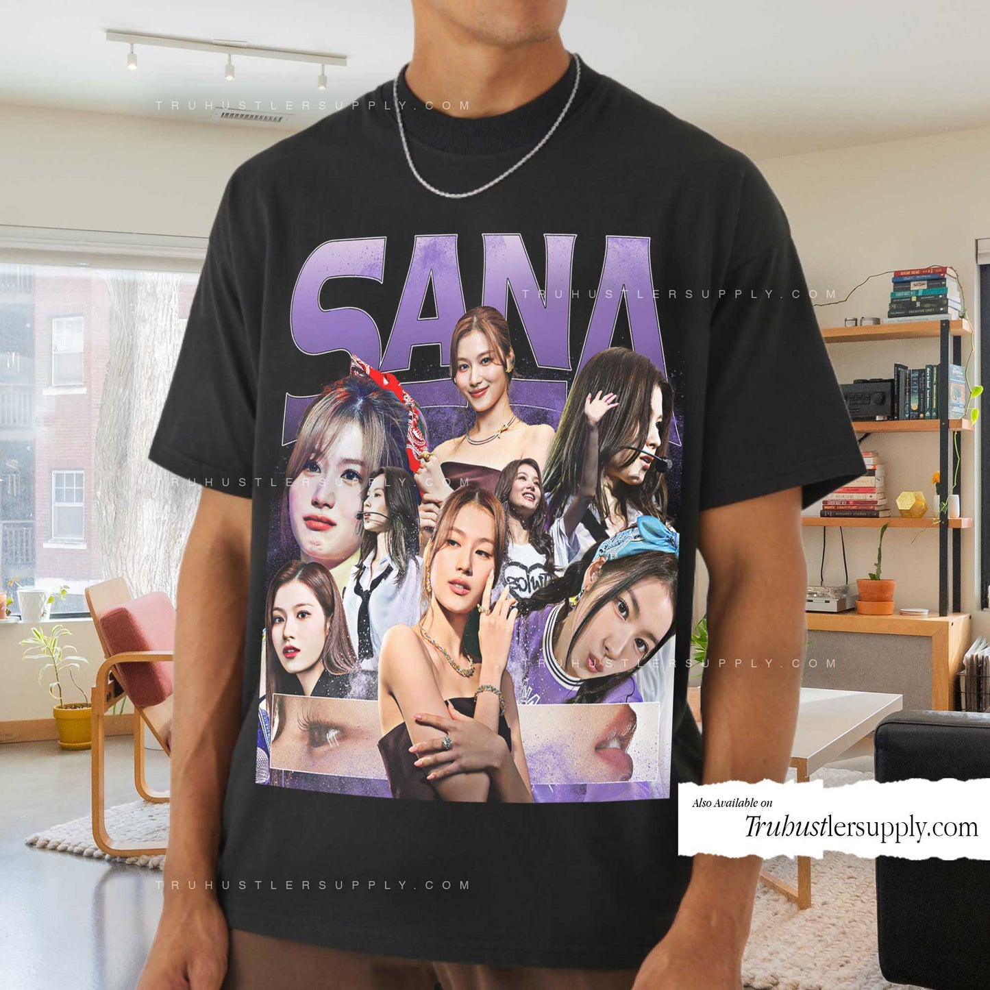 Sana Twice Bootleg Graphic T Shirt