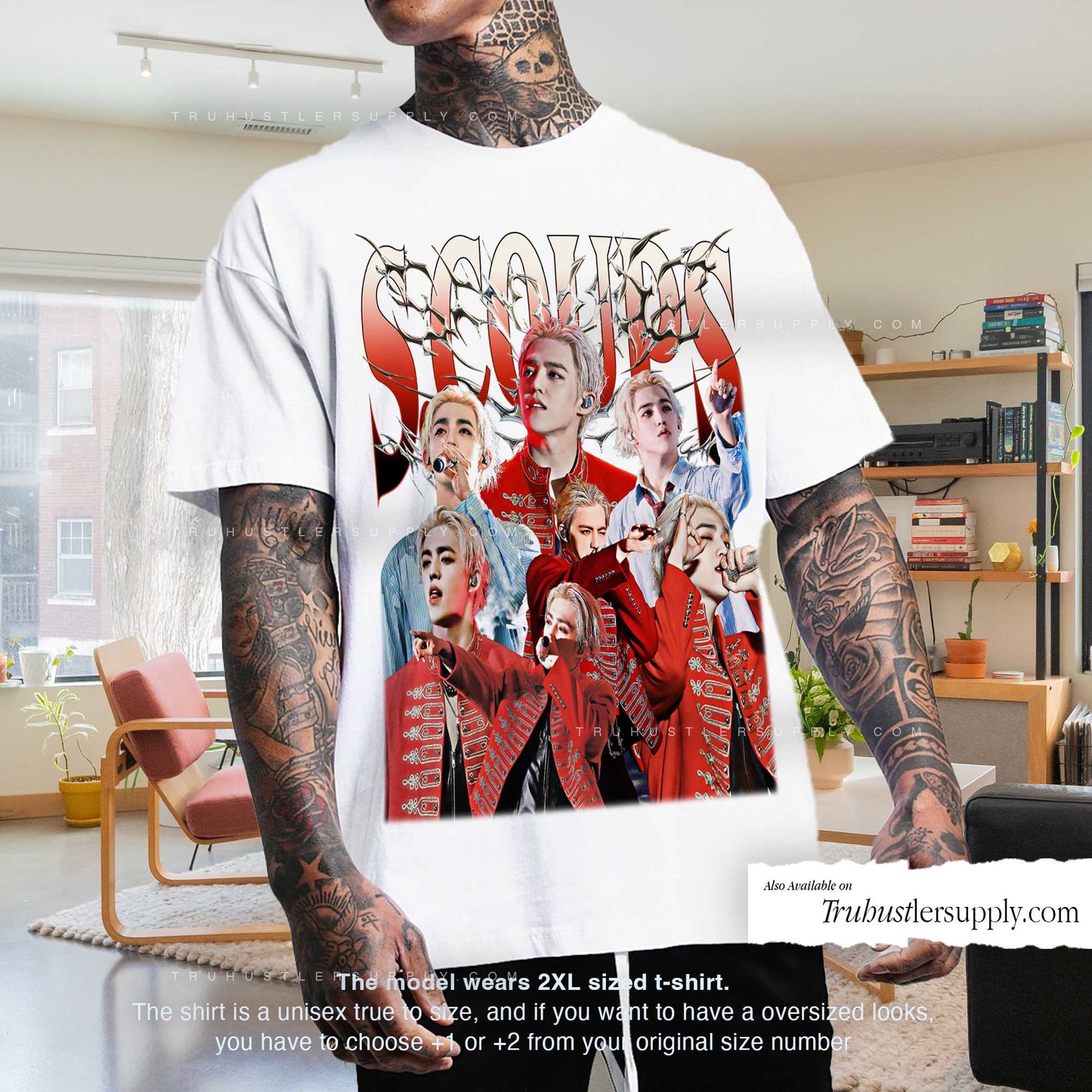 S.Coups Seventeen Bootleg Graphic T Shirt