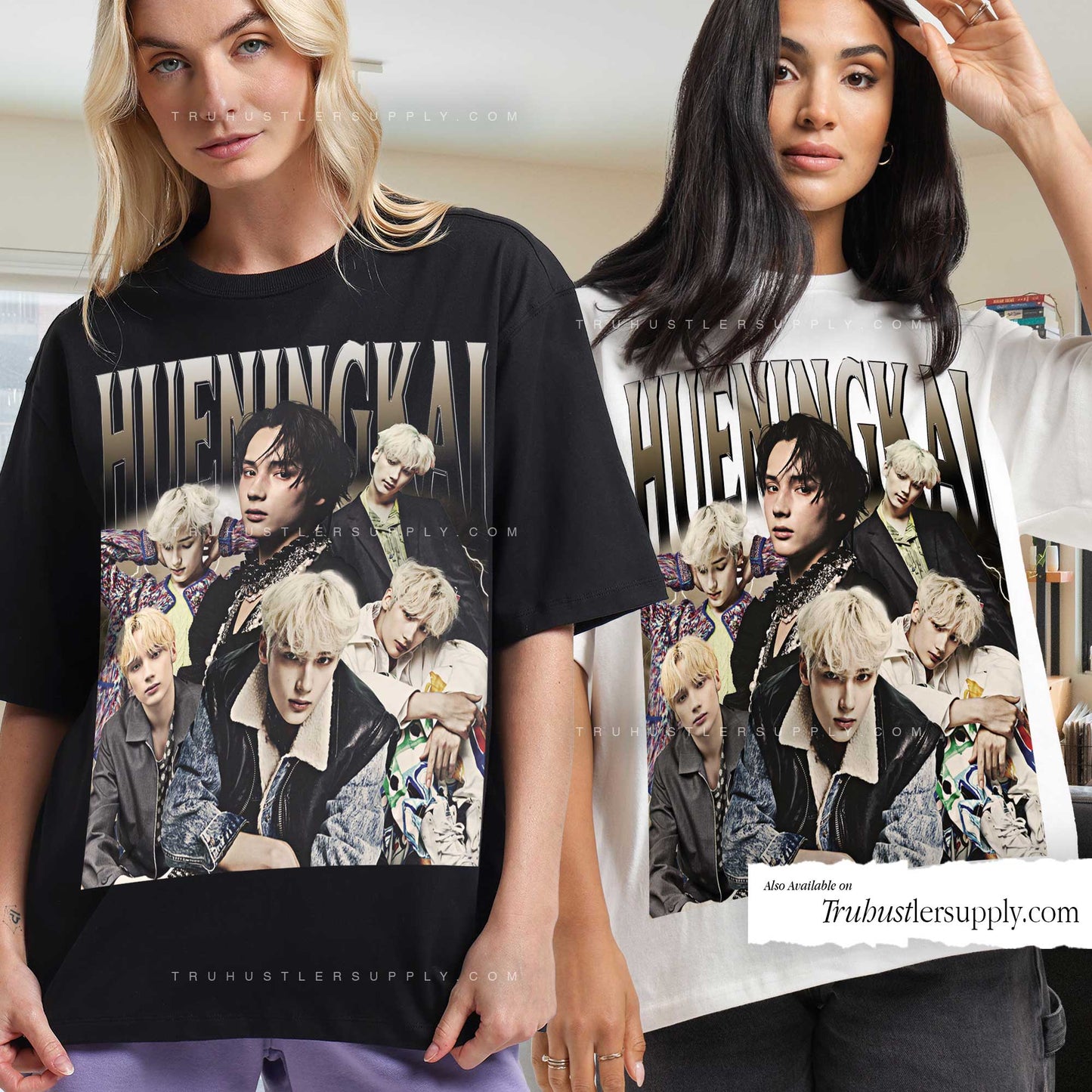 Hueningkai TXT Bootleg Graphic T Shirt