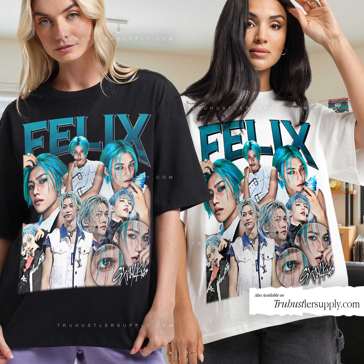 Felix SKZ Bootleg Graphic T Shirt