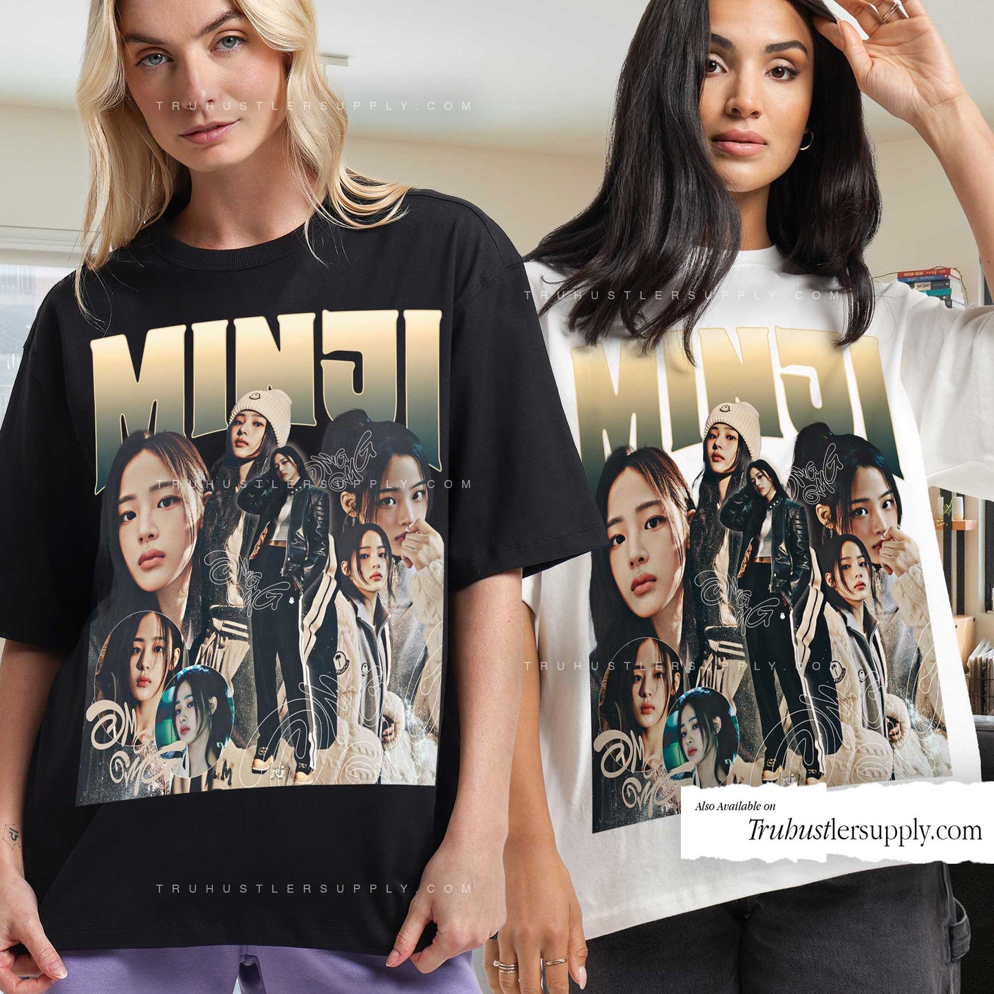 Minji NewJeans Graphic T Shirt