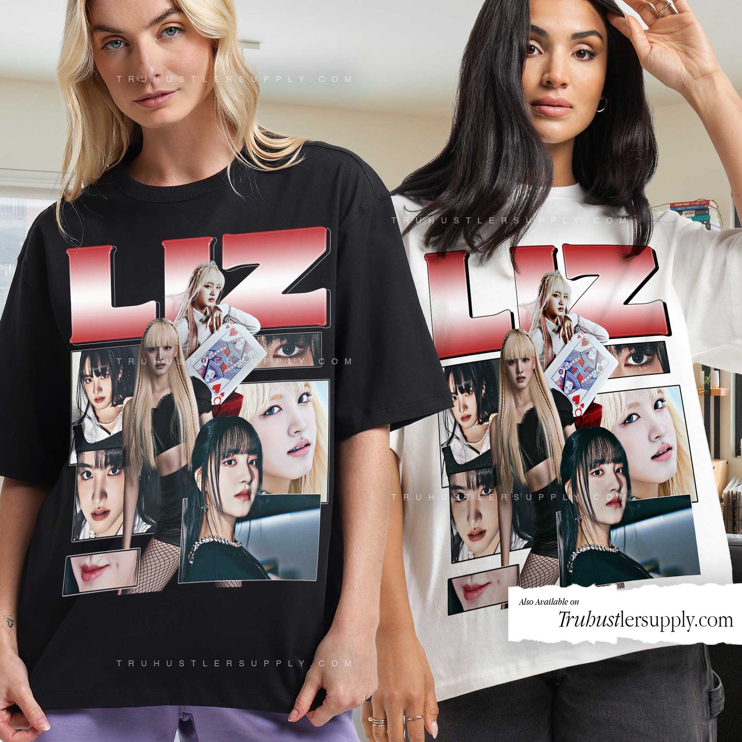 Liz IVE Bootleg Graphic T-Shirt
