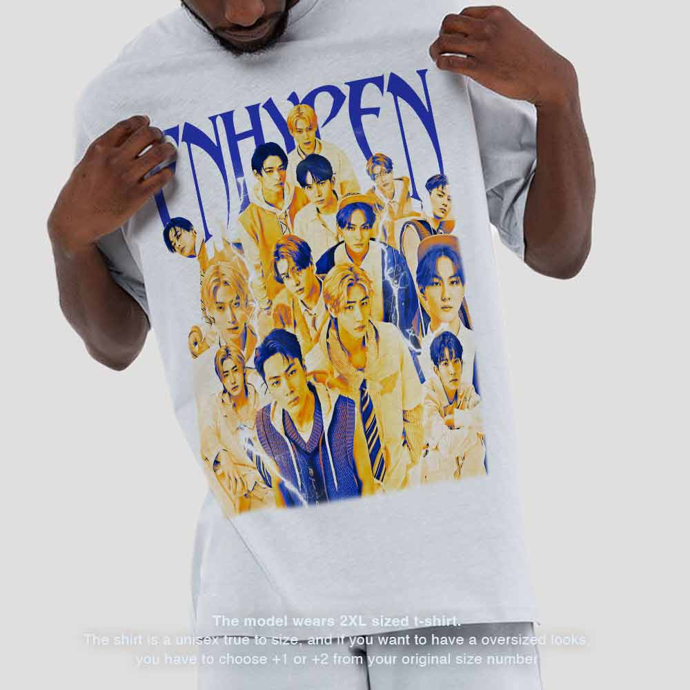 Vintage Enhypen Aesthetic Graphic Tshirt