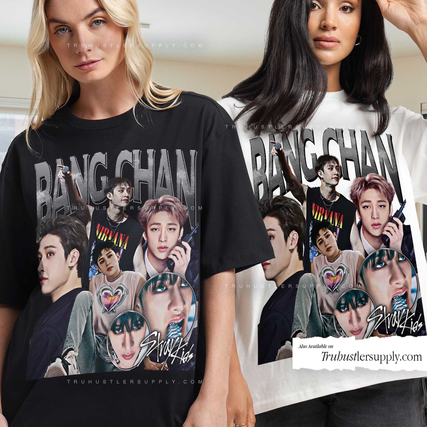 Bang Chan SKZ Bootleg Graphic T Shirt