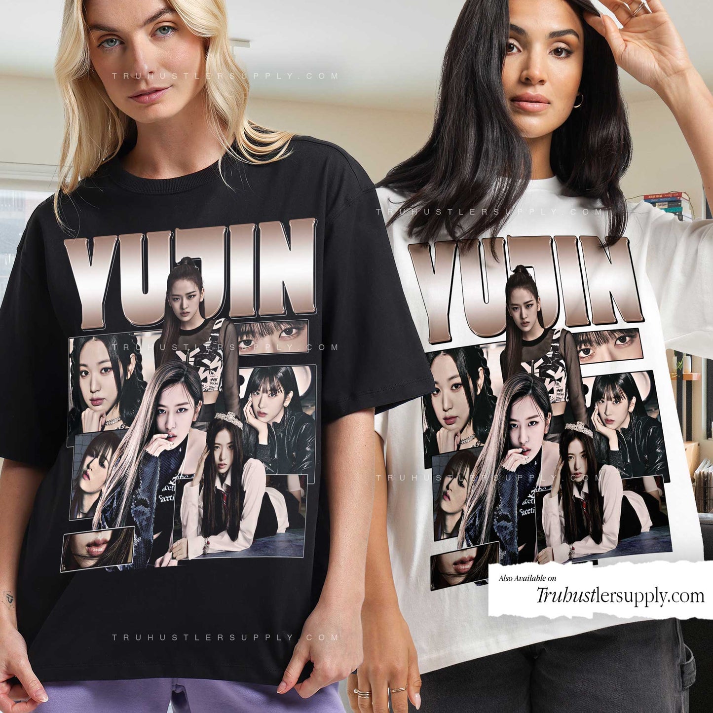 Yujin IVE Bootleg Graphic T Shirt