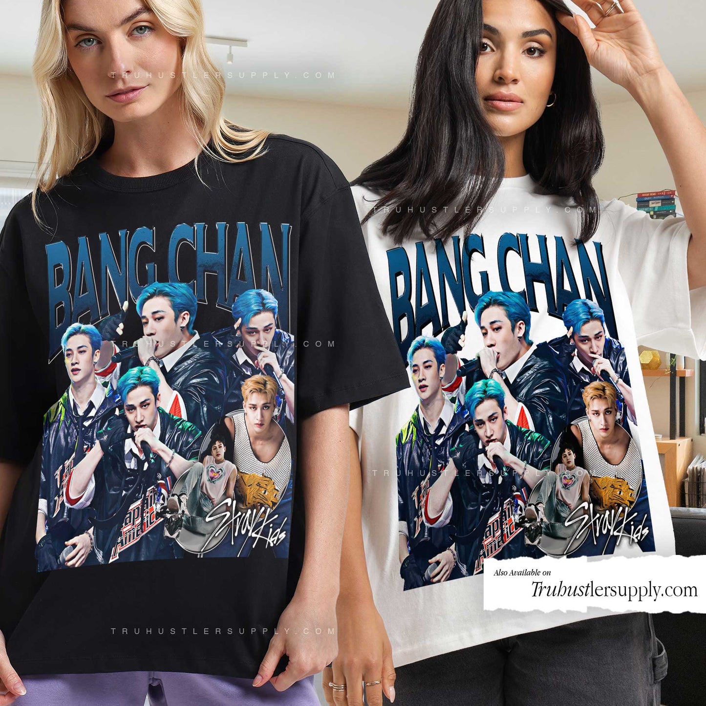 Bang Chan SKZ Bootleg Graphic T Shirt