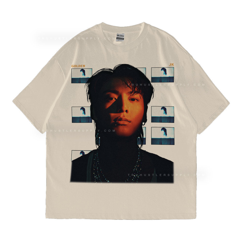 Jungkook Golden Graphic Shirt