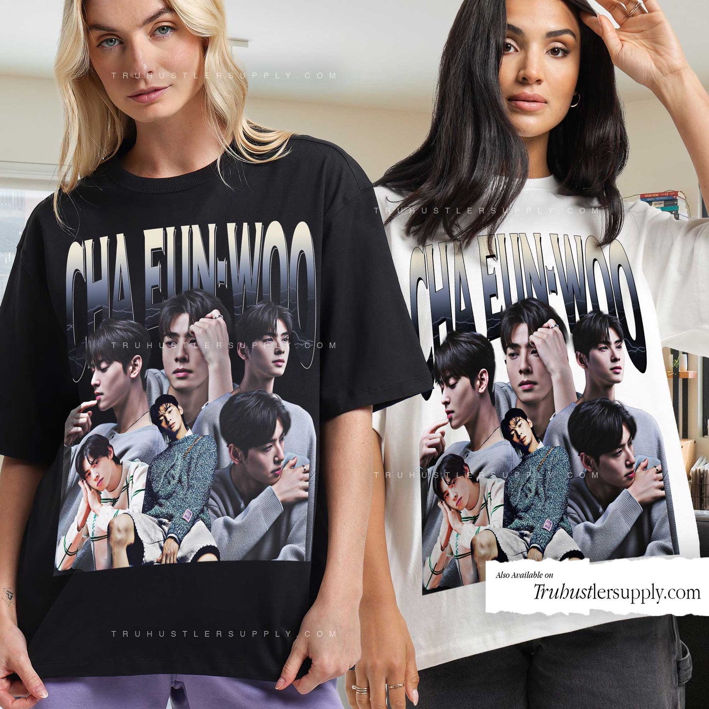 Cha Eun-Woo Astro Bootleg Graphic T-Shirt