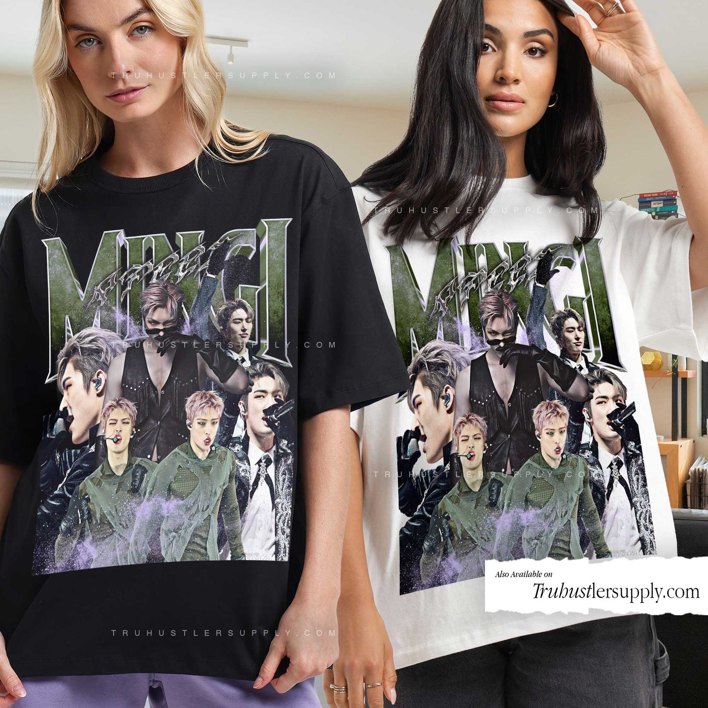 Mingi Ateez Bootleg Graphic T-Shirt