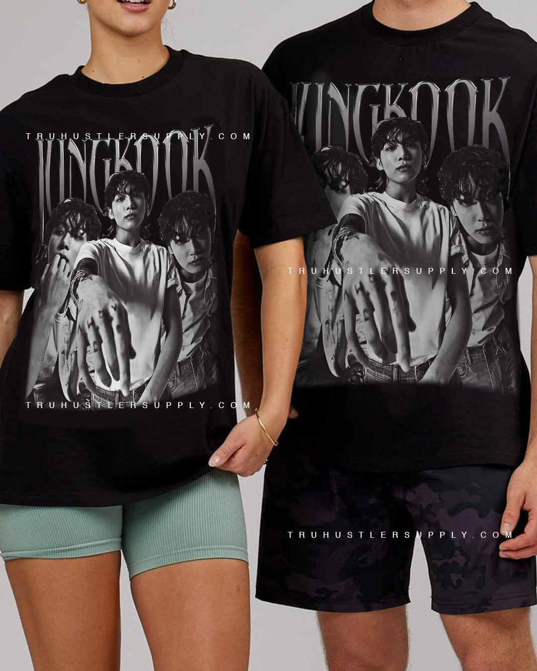 Jungkook Showing Army Tatto Tshirt