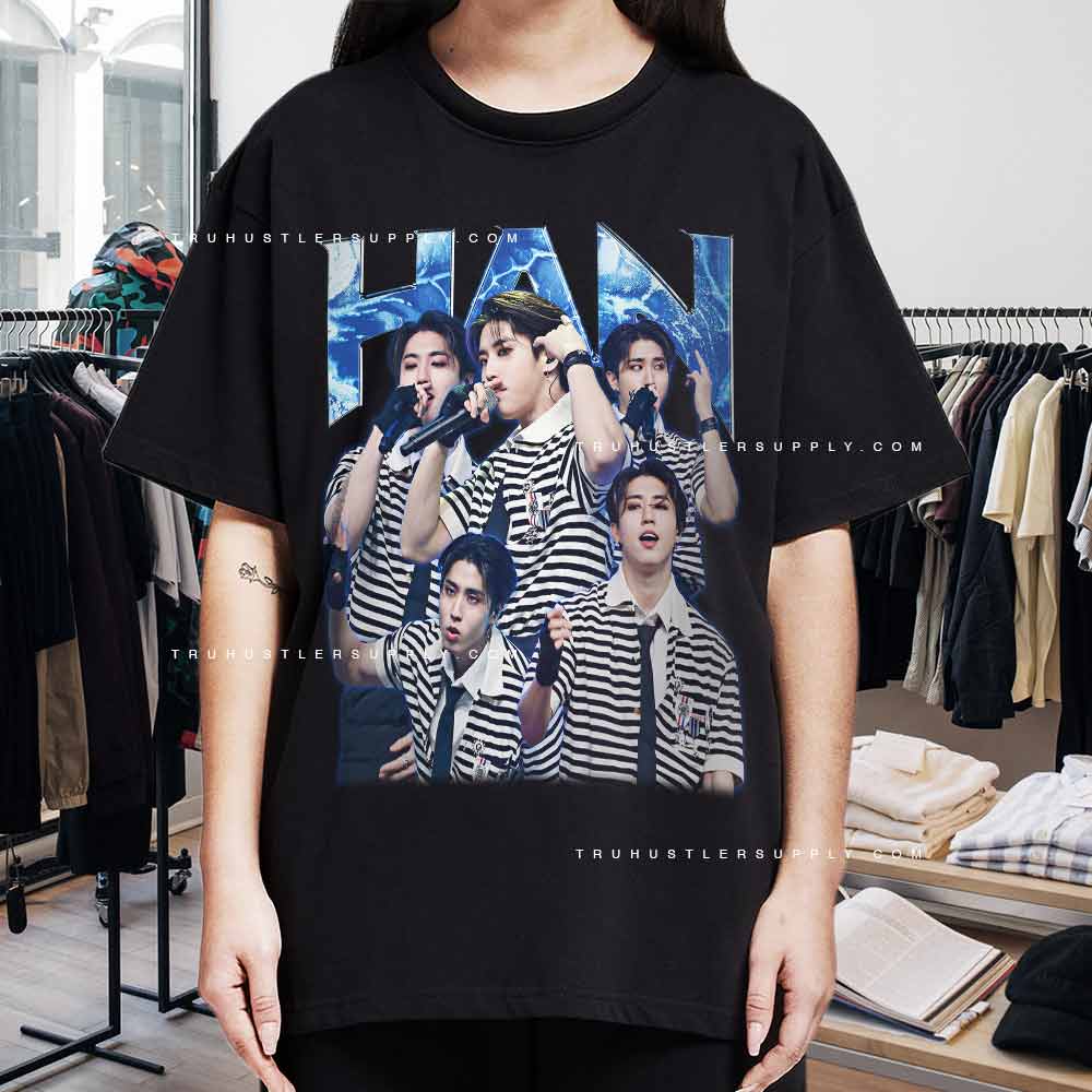 Vintage Han Stray Kids Graphic Tshirt