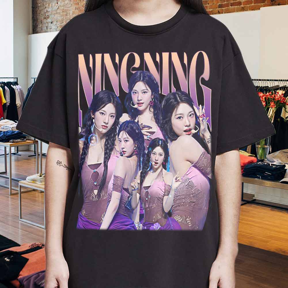 Vintage AESPA Ningning T-shirt