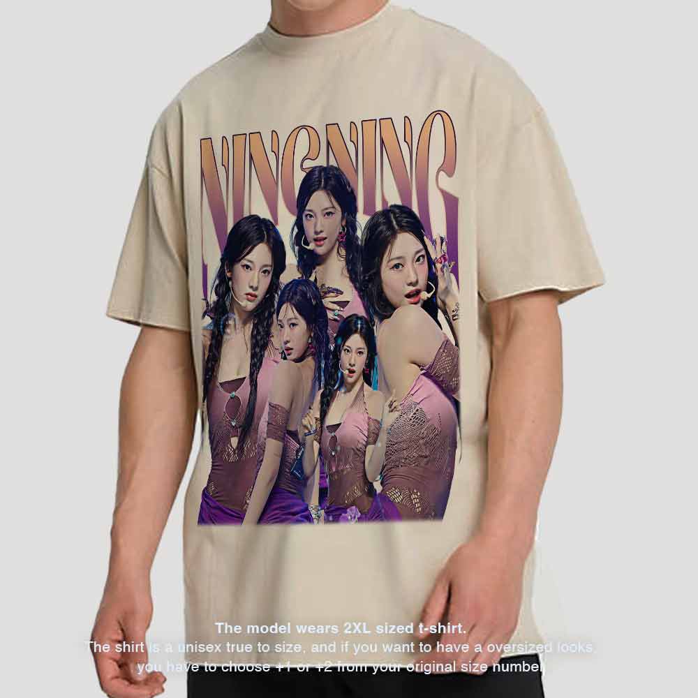 Vintage AESPA Ningning T-shirt