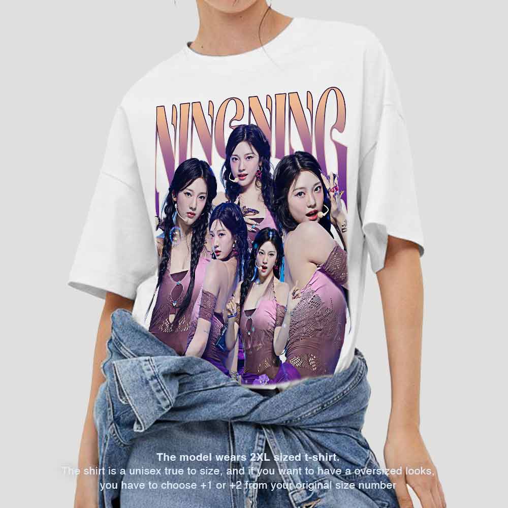 Vintage AESPA Ningning T-shirt