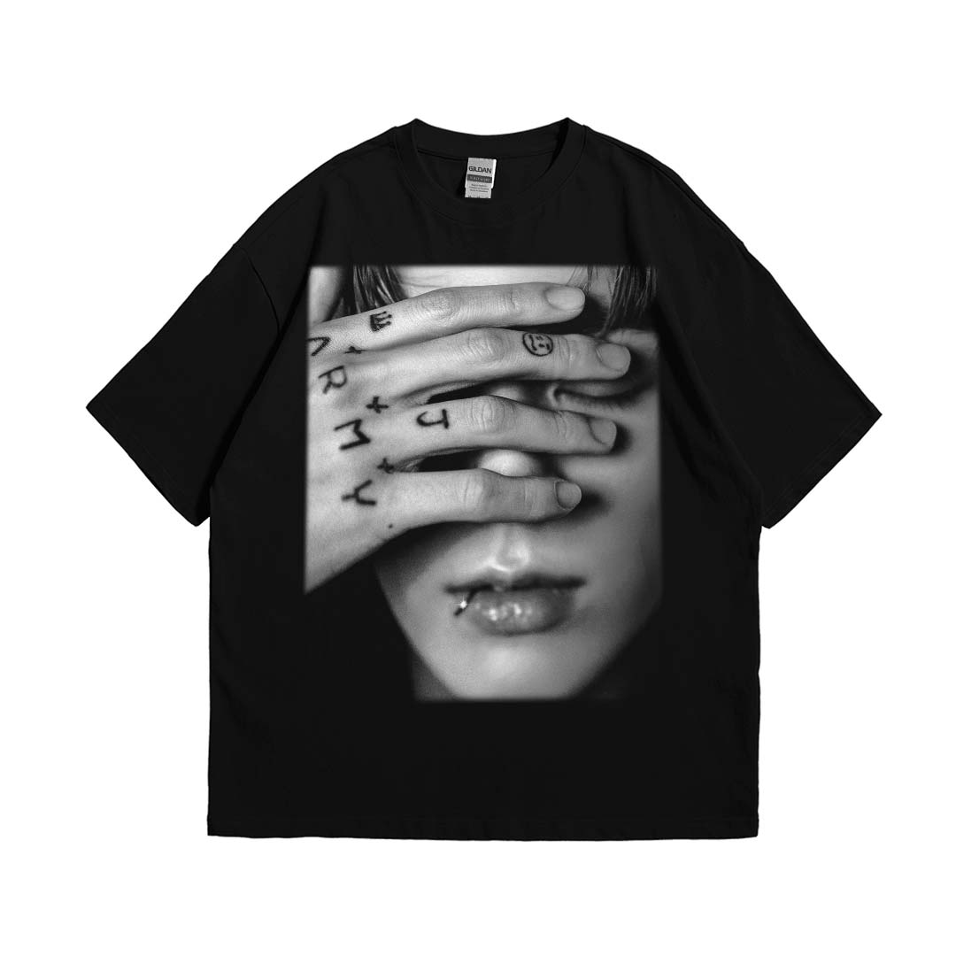 Jungkook Covering Eyes Tshirt | Kpop Tshirt