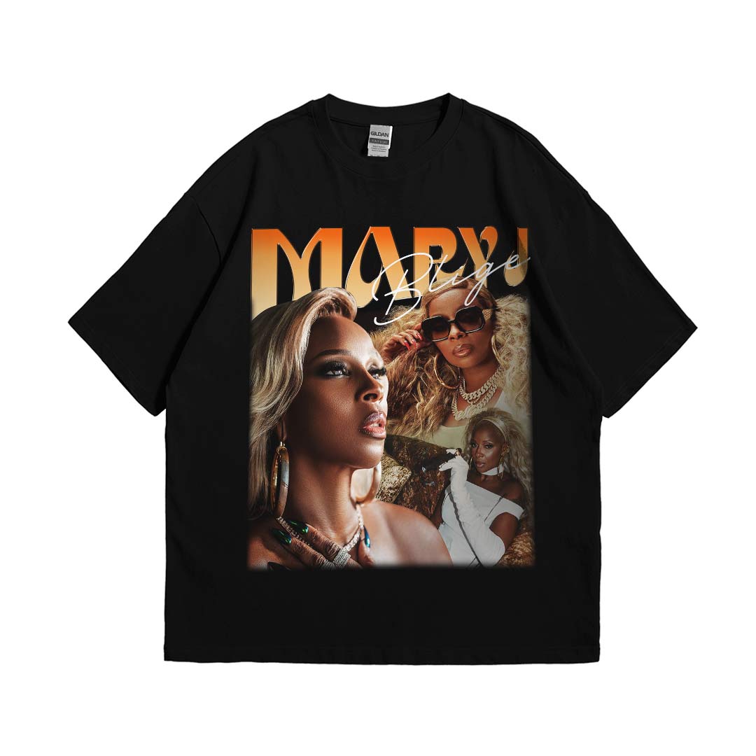 Vintage Mary J Blige 90s Bootleg Tshirt – Truhustlersupply