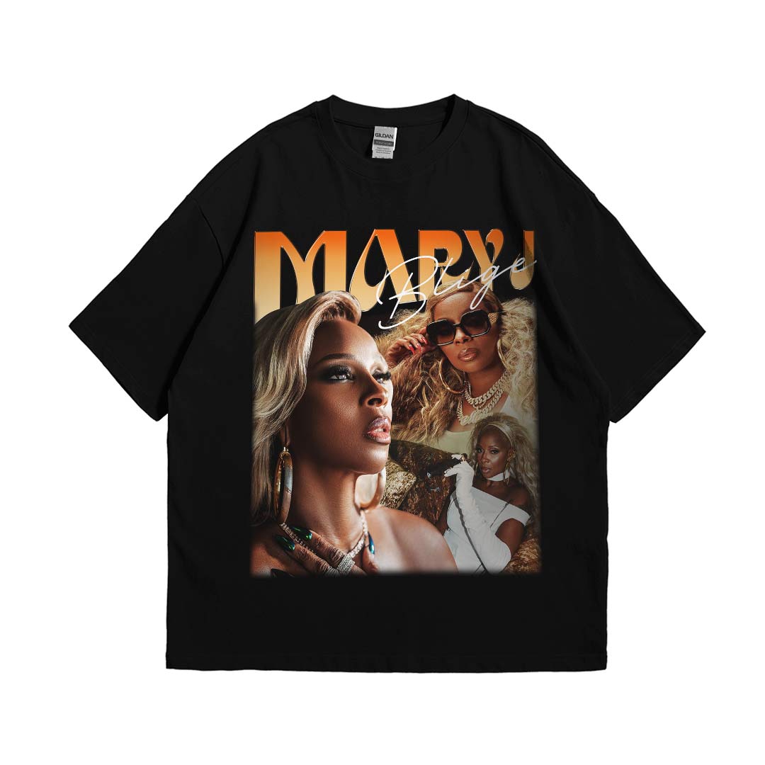 Vintage Mary J Blige 90s Bootleg Tshirt