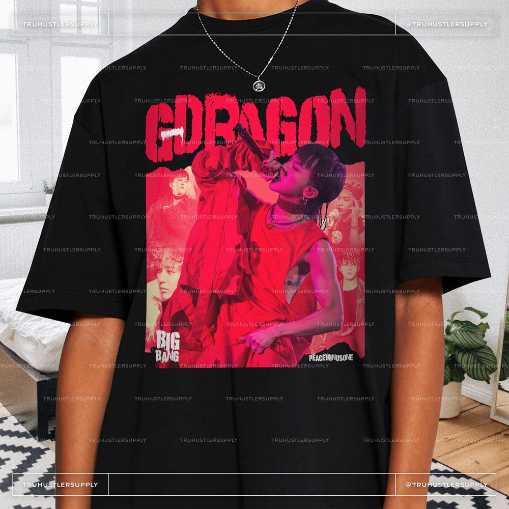 Meet G Dragon Bigbang Last MV vintage tshirt for VIP
