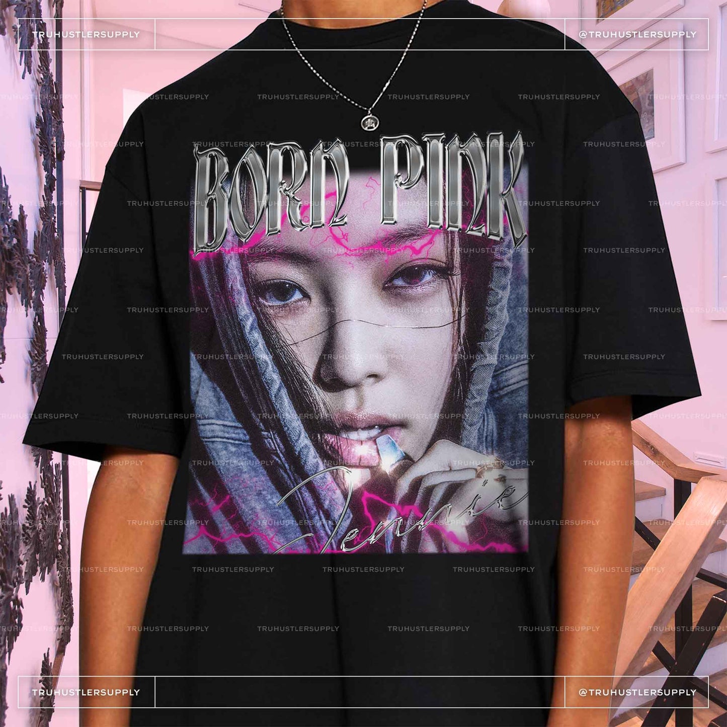 Jennie Blackpink Born Pink Vintage Shirt