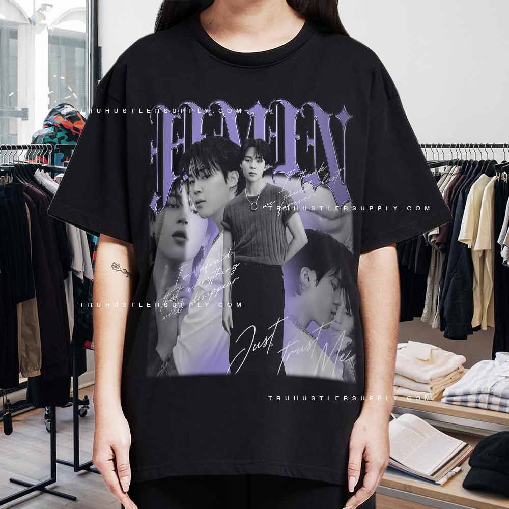 Vintage Jimin Black T-Shirt