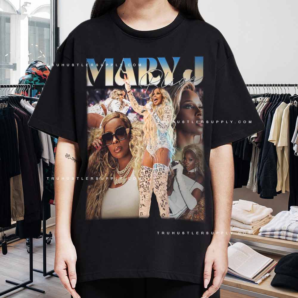 Vintage Mary J Blige 90s Graphic Tshirt