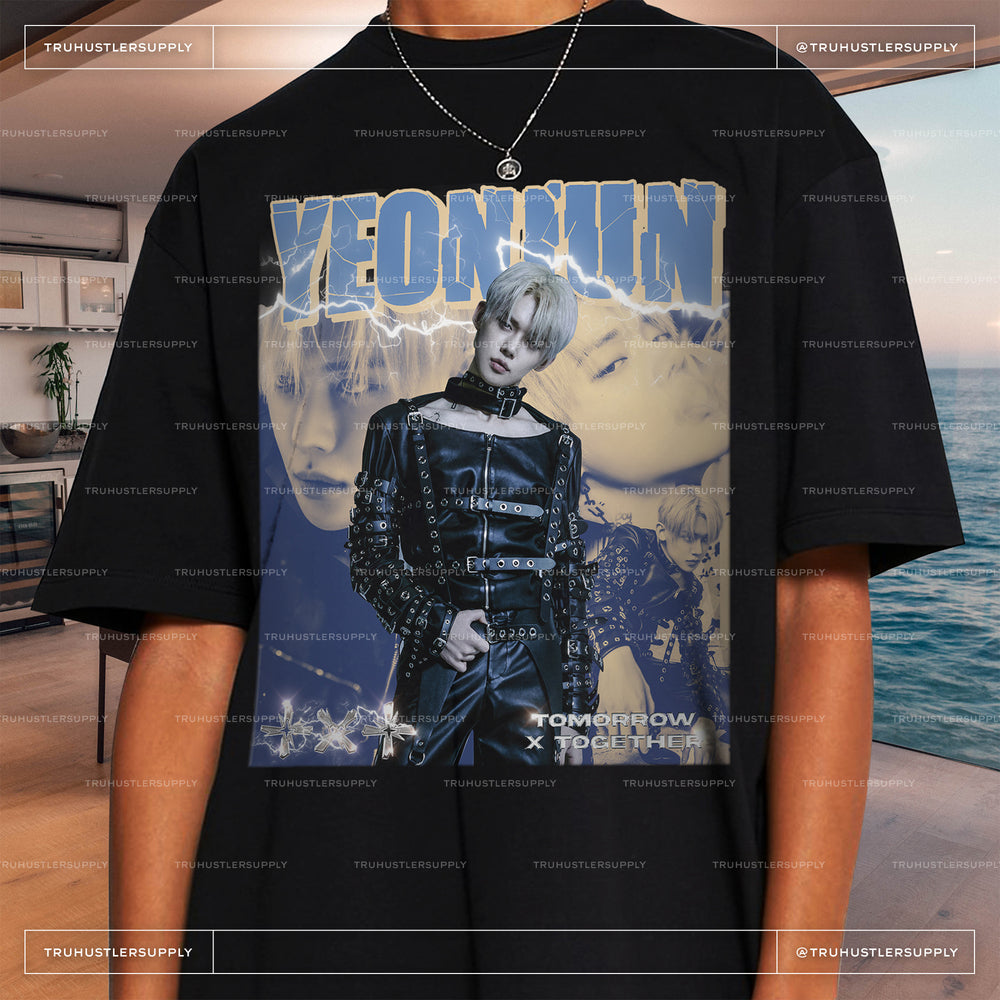 Yeonjun Vintage Shirt Tshirt Tee Style