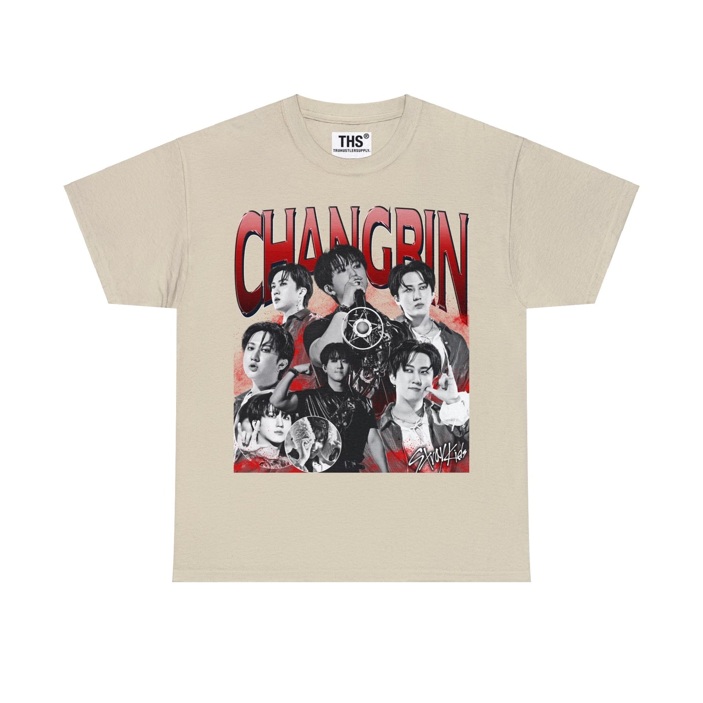 Changbin SKZ Bootleg Graphic T Shirt