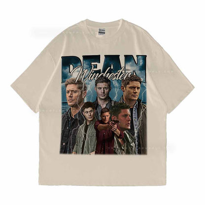 Dean Winchester Inspired Bootleg 90s T-shirt