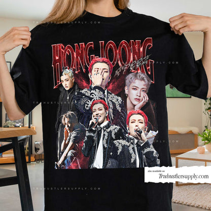 Hongjoong Ateez Bootleg Graphic T-Shirt