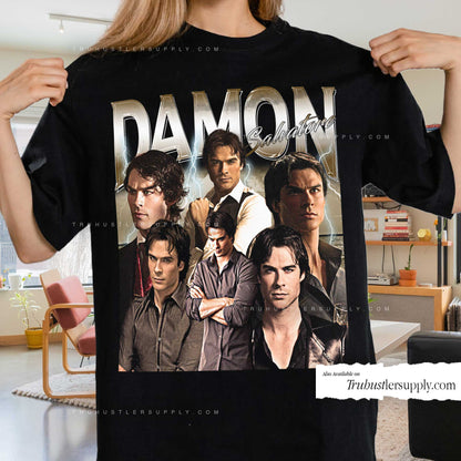 Damon Salvatore Bootleg Graphic T-Shirt