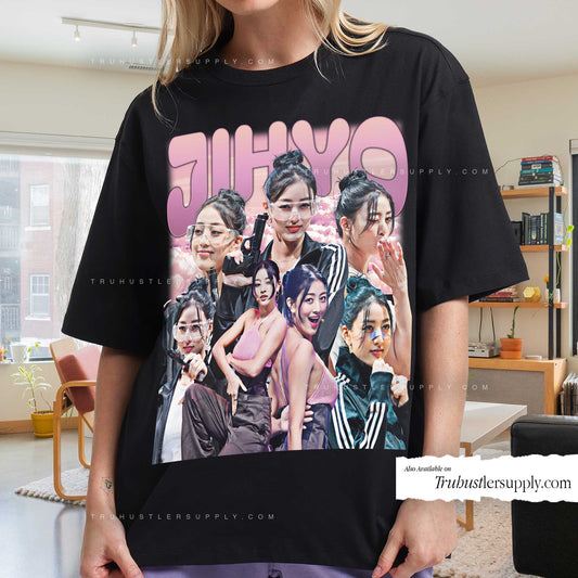 Jihyo Twice Bootleg Graphic T Shirt