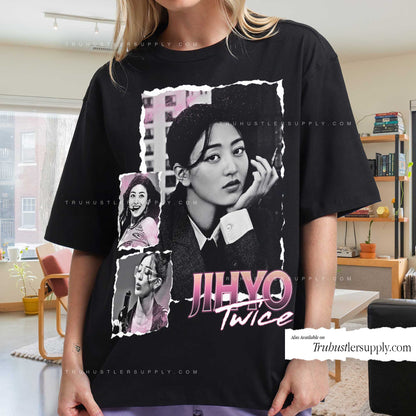 Jihyo Twice Bootleg Graphic T Shirt