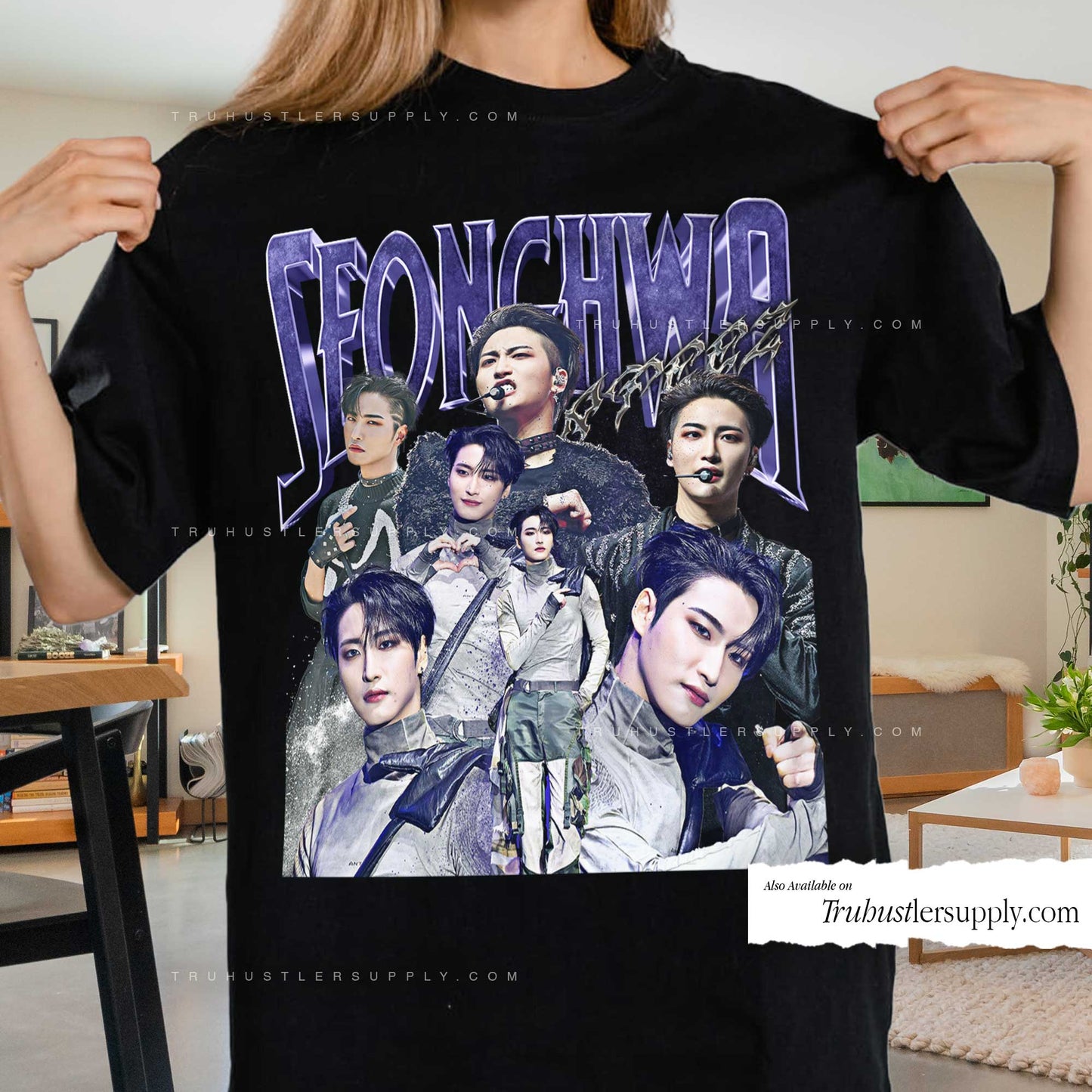 Seonghwa Ateez Bootleg Graphic T-Shirt