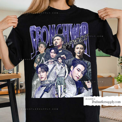 Seonghwa Ateez Bootleg Graphic T-Shirt