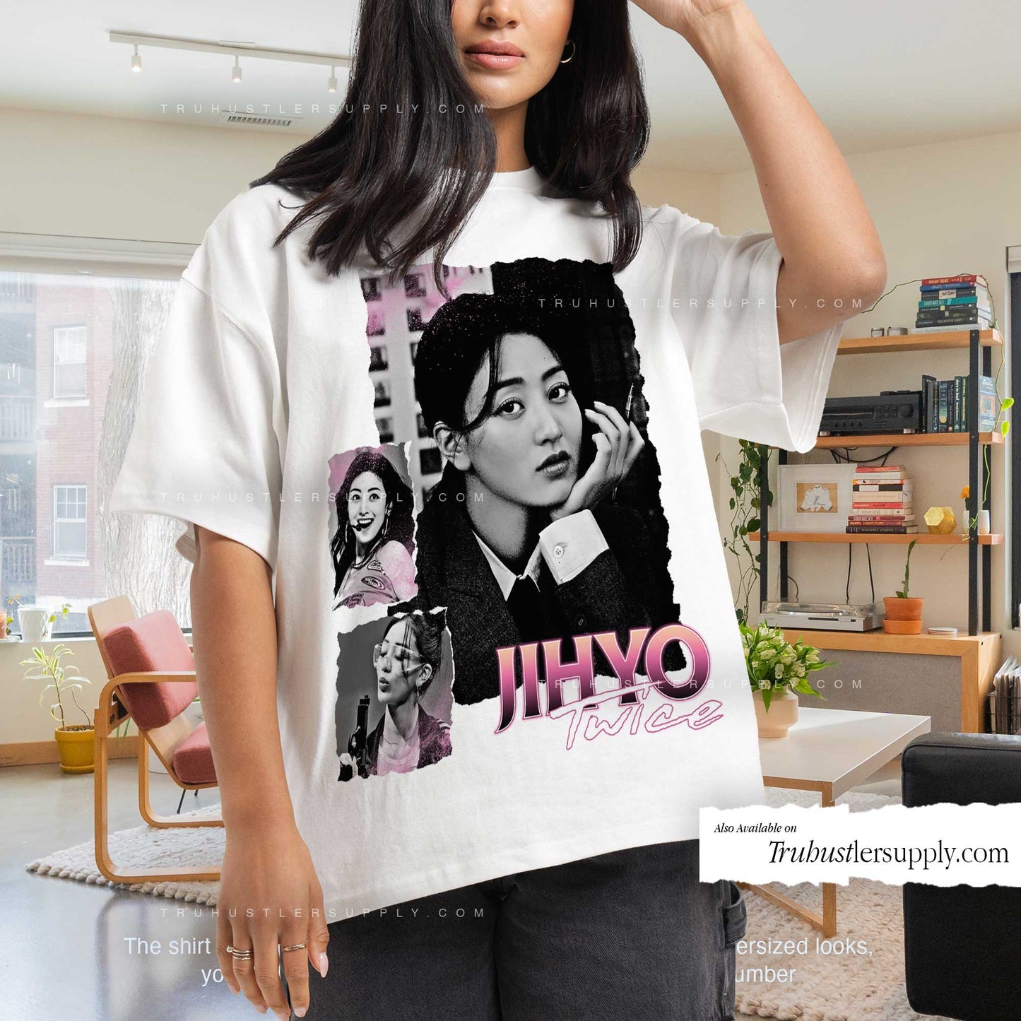 Jihyo Twice Bootleg Graphic T Shirt