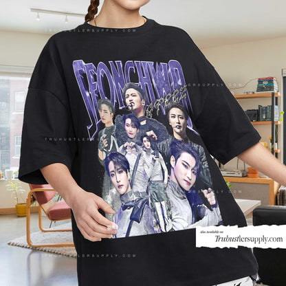 Seonghwa Ateez Bootleg Graphic T-Shirt