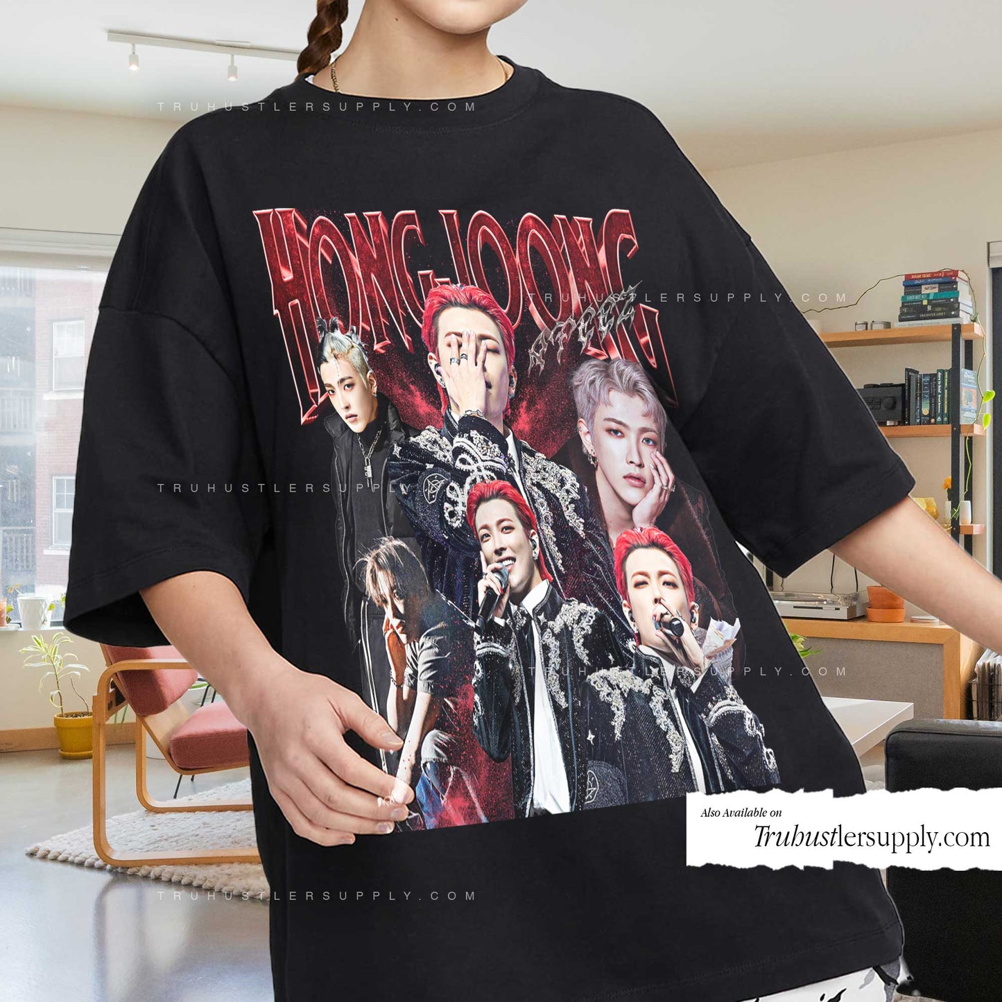 Hongjoong Ateez Bootleg Graphic T-Shirt