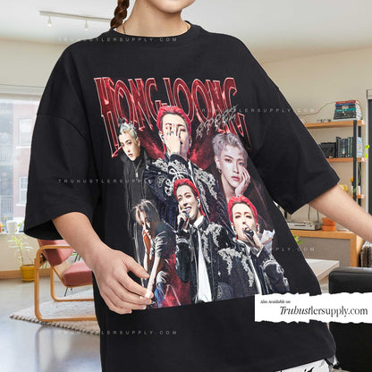 Hongjoong Ateez Bootleg Graphic T-Shirt