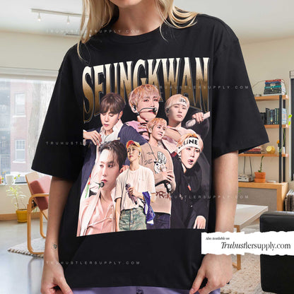 Seungkwan Seventeen Bootleg Graphic T Shirt