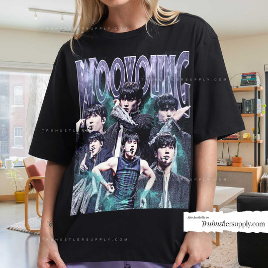 Wooyoung Ateez Bootleg Graphic T-Shirt