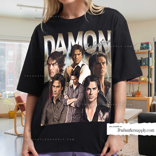 Damon Salvatore Bootleg Graphic T-Shirt
