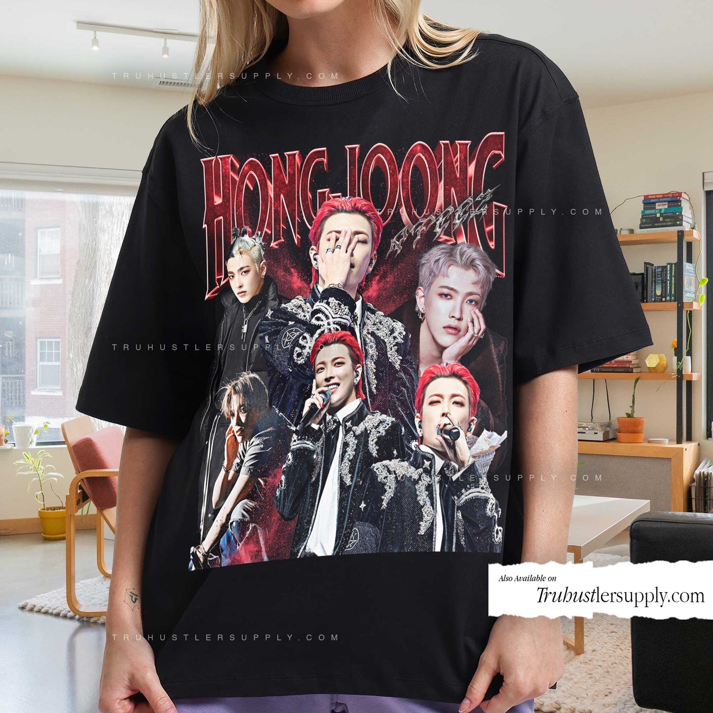 Hongjoong Ateez Bootleg Graphic T-Shirt