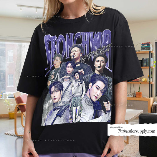 Seonghwa Ateez Bootleg Graphic T-Shirt